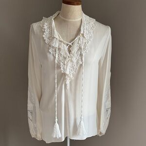 Koby Halperin Katerina silk blouse ivory